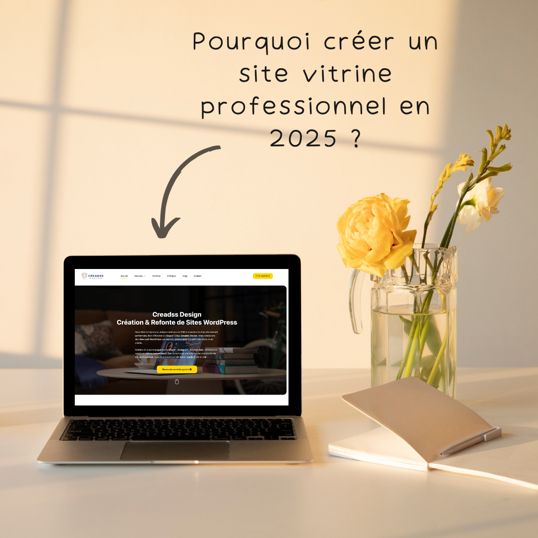 Site vitrine professionnel WordPress